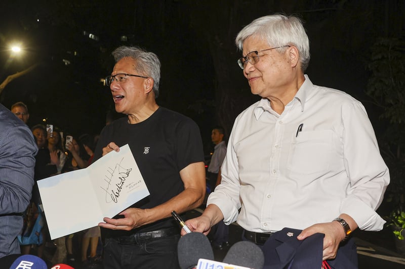 敢向川普說不！魏哲家：他們已經宣布不入股了　黃仁勳讚「聰明人都想買台積電股票」