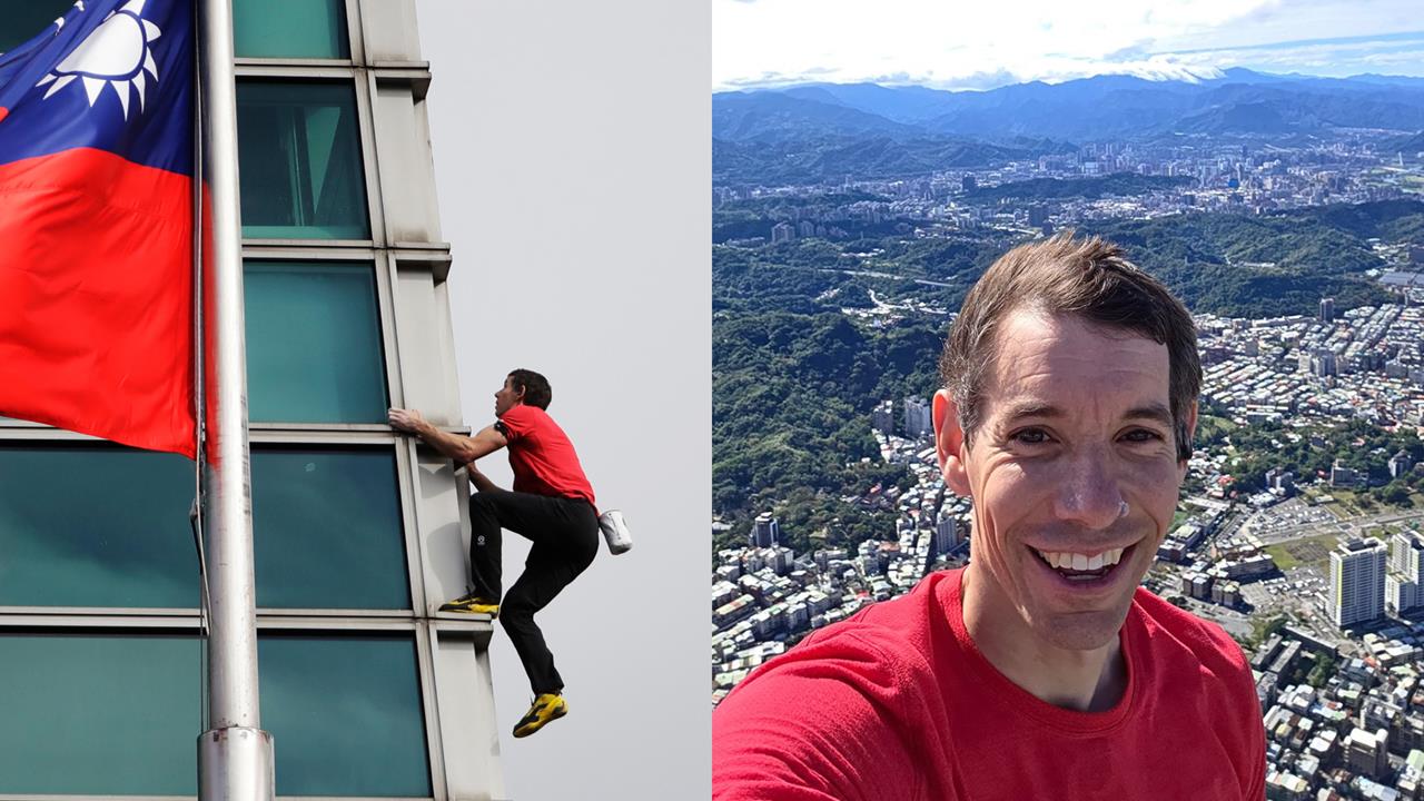 比霍諾德早22年攻頂101！法國蜘蛛人「送3字祝福」自嘲：我爬了4小時