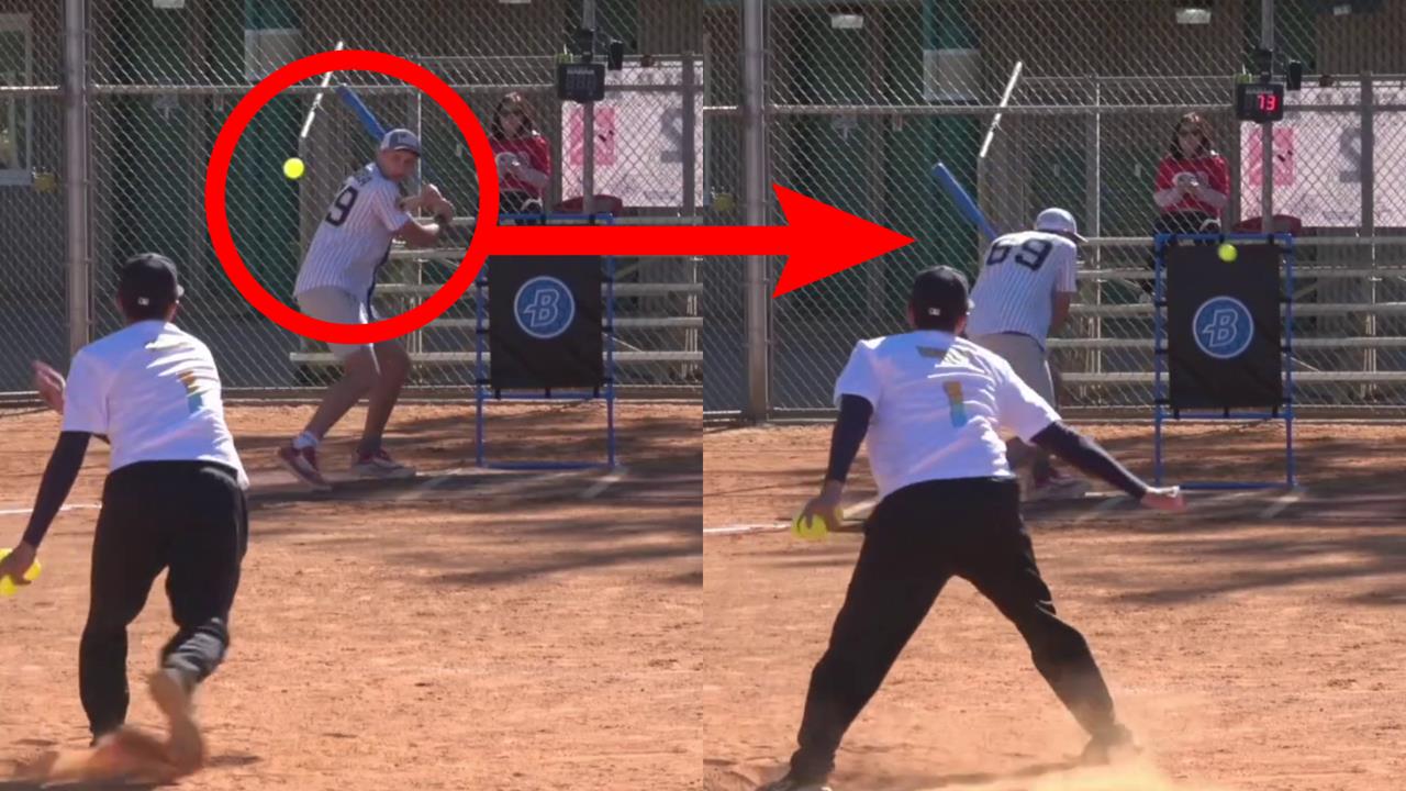 棒球(影)／這啥魔球？特殊「爆裂球」軌跡超迷幻　打者嚇到歪腰卻適合全家同樂