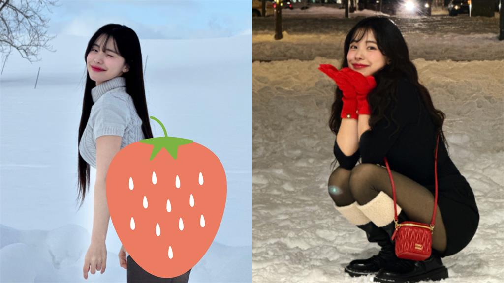 北海道「極致黑絲妹」竟是李多慧!放送「暗黑底料」震撼網:玩雪不揪