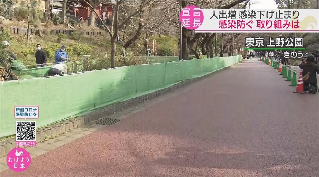 日緊急延長2週 上野公園賞櫻野餐區封閉