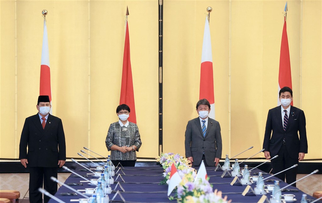 劍指中國 日本和印尼誓言加強安保合作