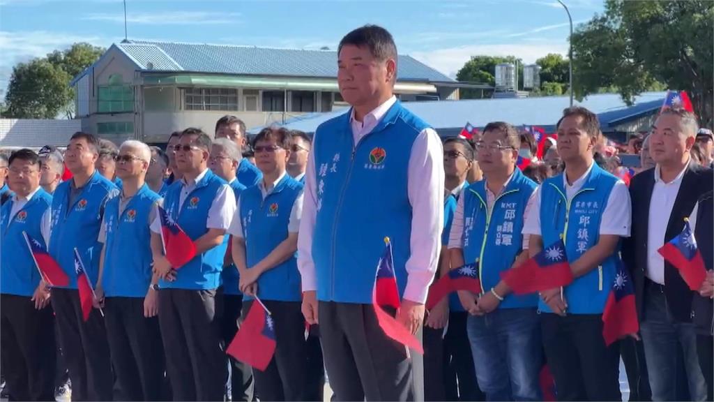 苗栗史上首辦國慶升旗典禮　鍾東錦：我們都是中華民國派
