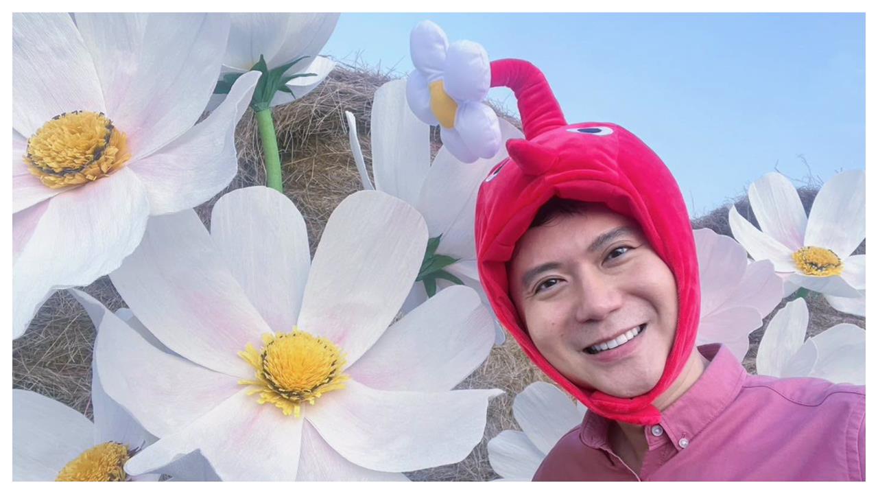 野生「真人皮克敏」現身！鄭朝方扮1角色闖花海...網笑：這隻怎麼收？