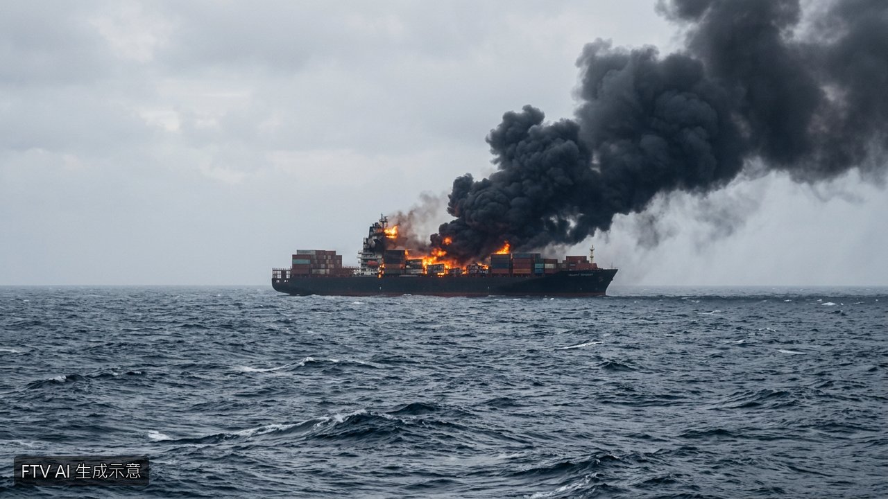 伊拉克外海驚傳船隻起火　英國海事安全機構急通報