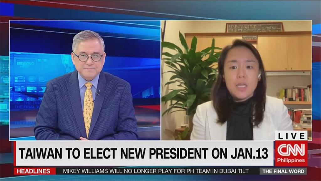 外媒關心台灣大選！　CNN專訪「中國脅迫只會有反效果」