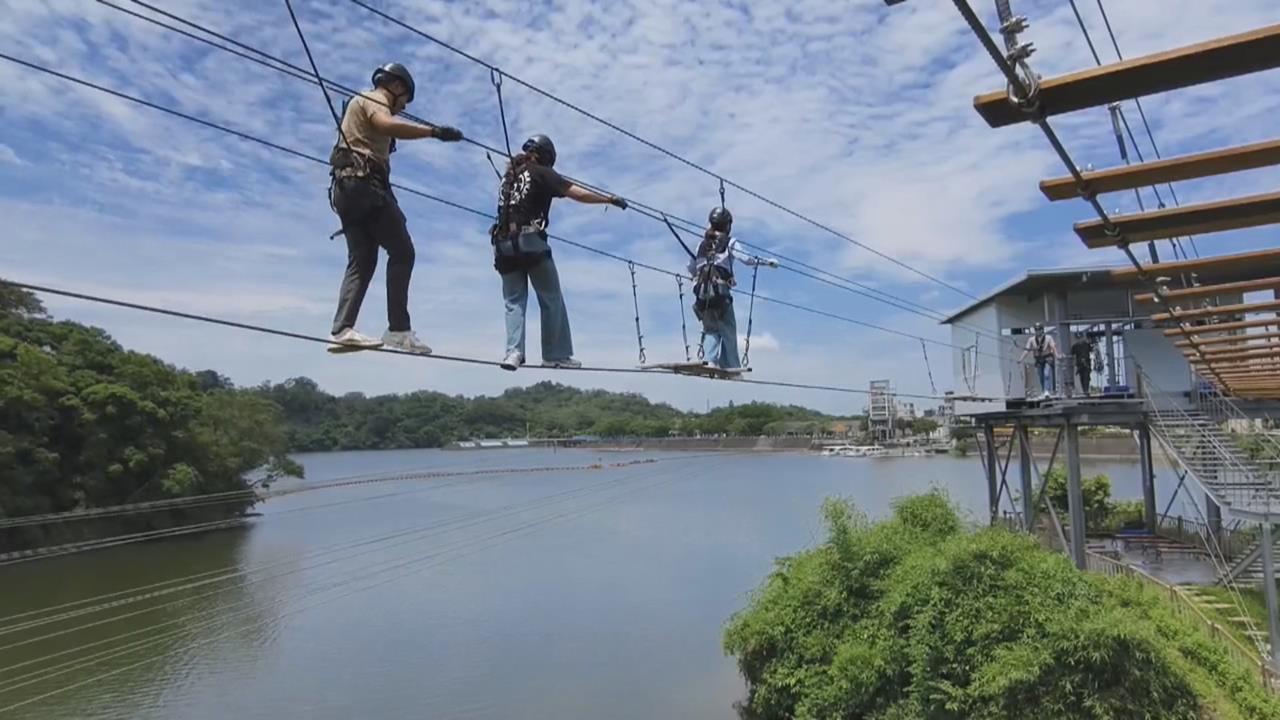 明德水庫九成滿！　主打「水陸空遊憩」　創造苗栗觀光新地標
