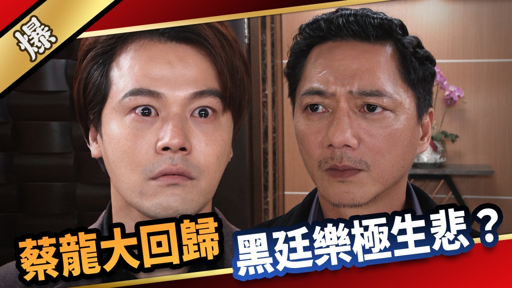 《愛的榮耀-EP253精彩片段》蔡龍大回歸 黑廷樂極生悲？