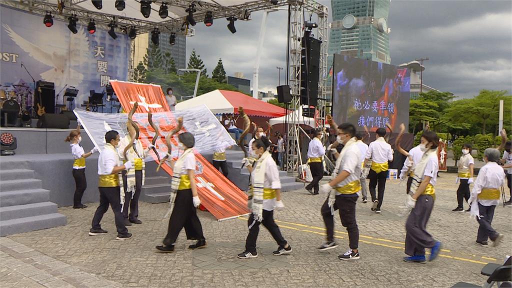 6/5五旬節　北市府廣場逾千名基督徒歡慶