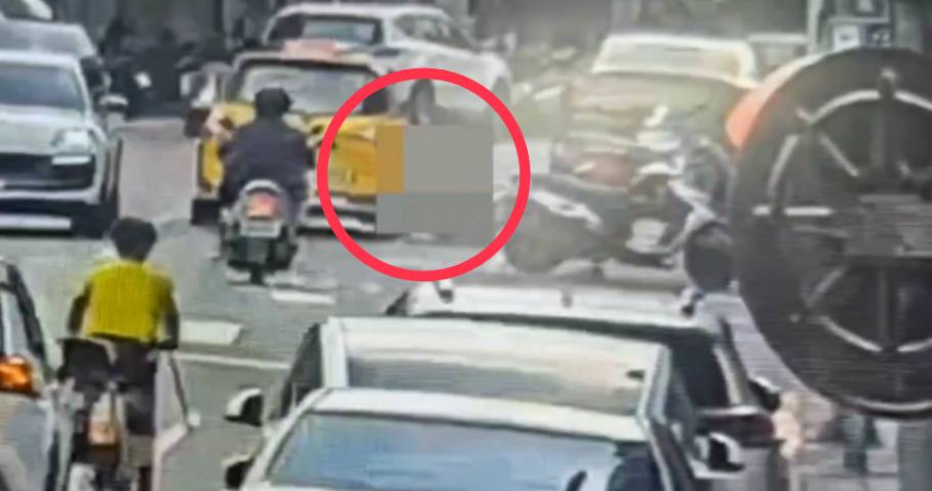 北市驚悚車禍！騎士遭計程車爆頭　他詭異偏離擦撞倒地被輾亡