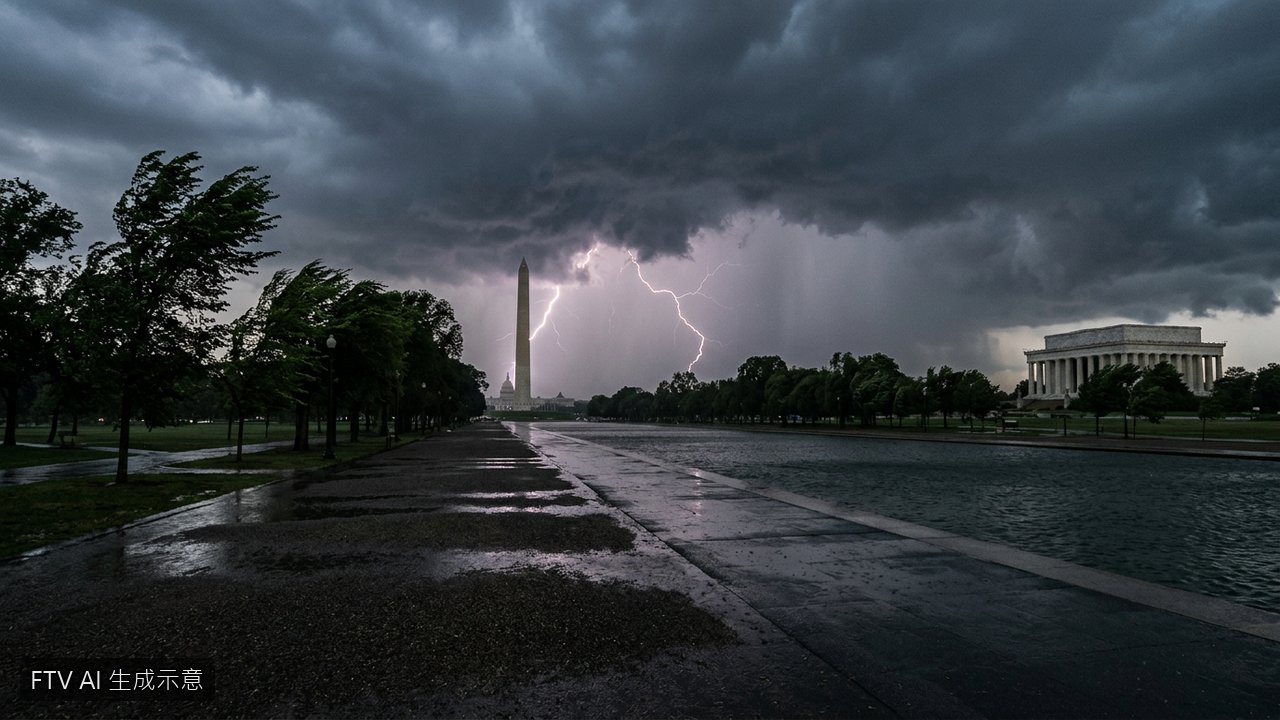 美獨立紀念日慶典遇暴風雨襲擊　華盛頓國家廣場緊急疏散