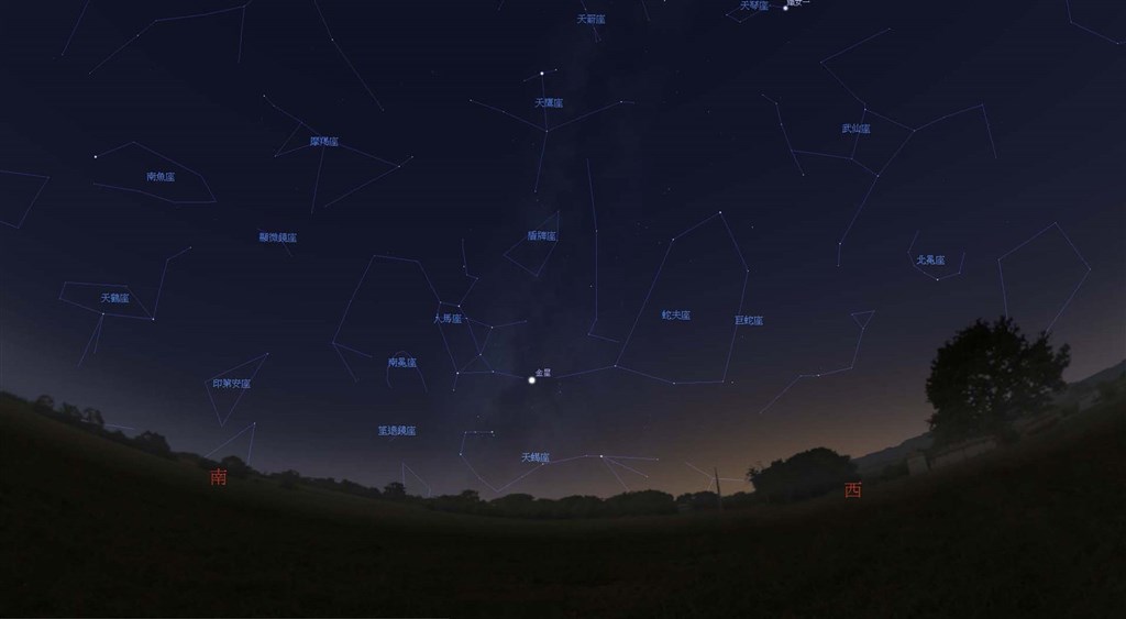 金星30日抵東大距　日落後明亮、年底前天天可見