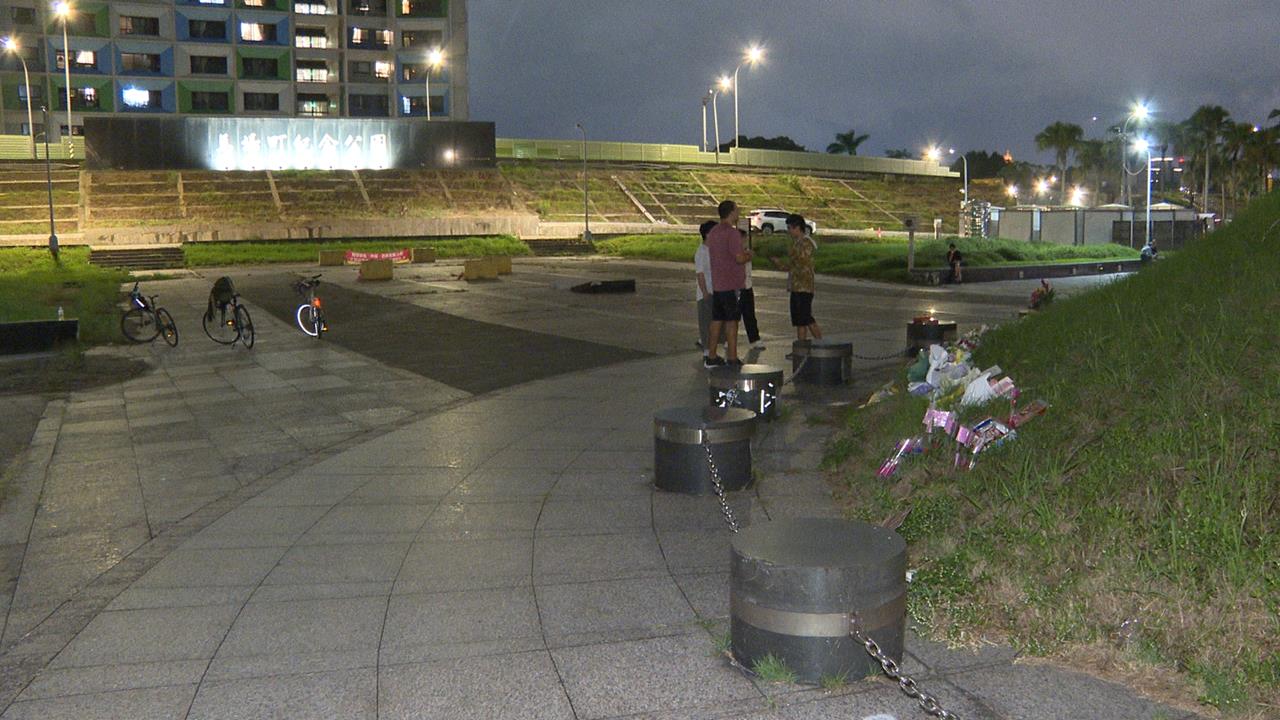 獨家！中統戰劇熱播　馬場町公園成紅色景點　小粉紅朝聖釀環境髒亂