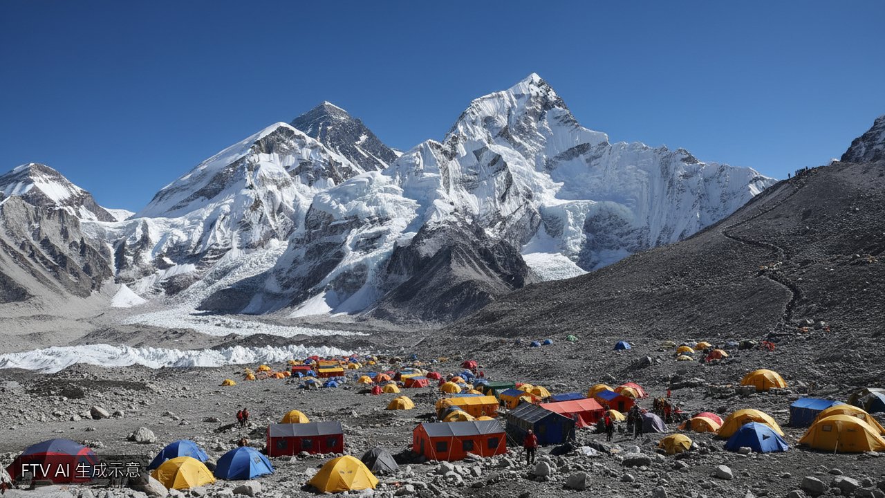 聖母峰登頂人數首度破千!尼泊爾迎史上最熱鬧登山季