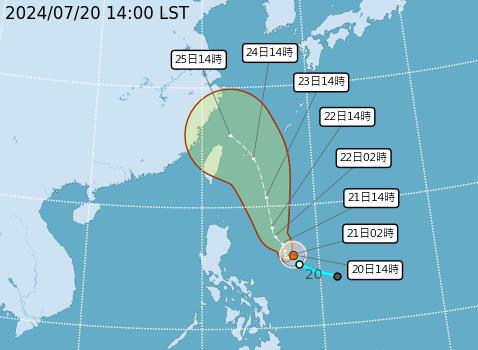 快新聞／輕度颱風凱米生成！　最新路徑曝光