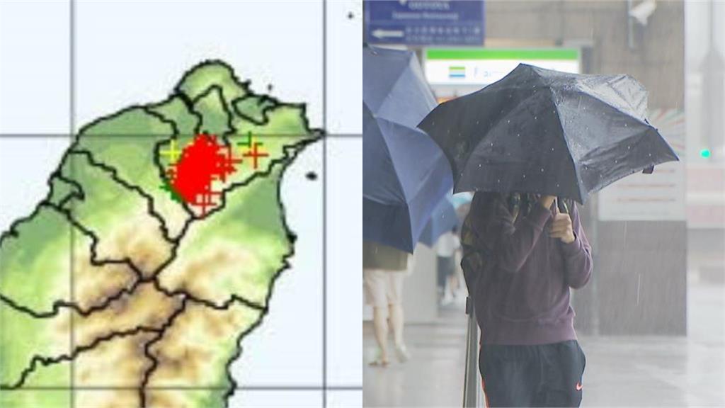 北台灣上空「一片紅」雷雨開炸！728以來大雨連發⋯專家：每天達豪雨等級
