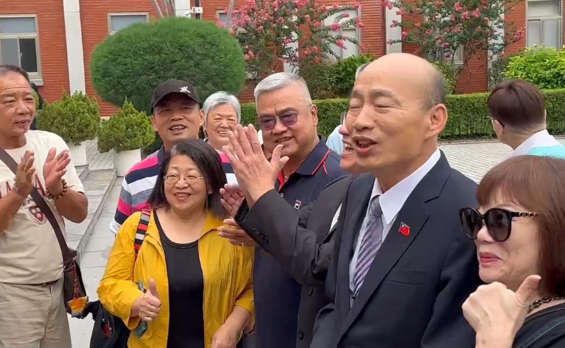 快新聞／違反中立原則！韓國瑜立院接見參訪團　竟趁機宣傳反罷免
