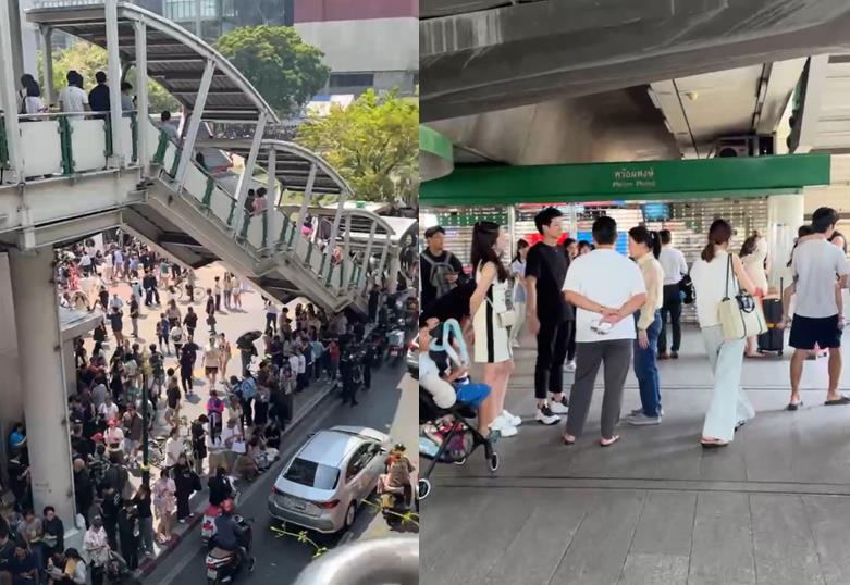 快新聞／緬甸強震曼谷超有感　網紅直呼「跟台灣很不一樣」：泰國建築沒防震