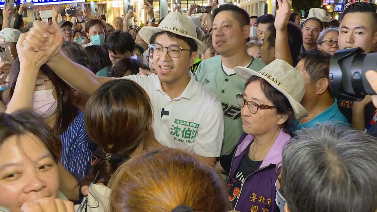 快新聞／寧夏夜市出現「百人貪食蛇」！沈伯洋掃街掀洋流　鄉民掏存摺邀簽名