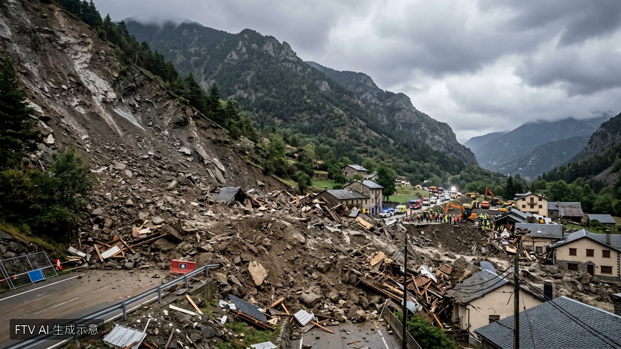 中國重慶驚傳嚴重山崩！已奪8命、34人失蹤搜救中