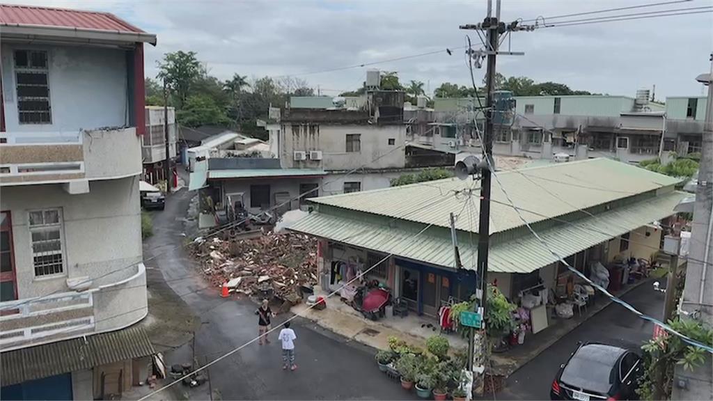 連日地震！台南虎頭埤民宅倒塌　70多戶居民安全堪憂