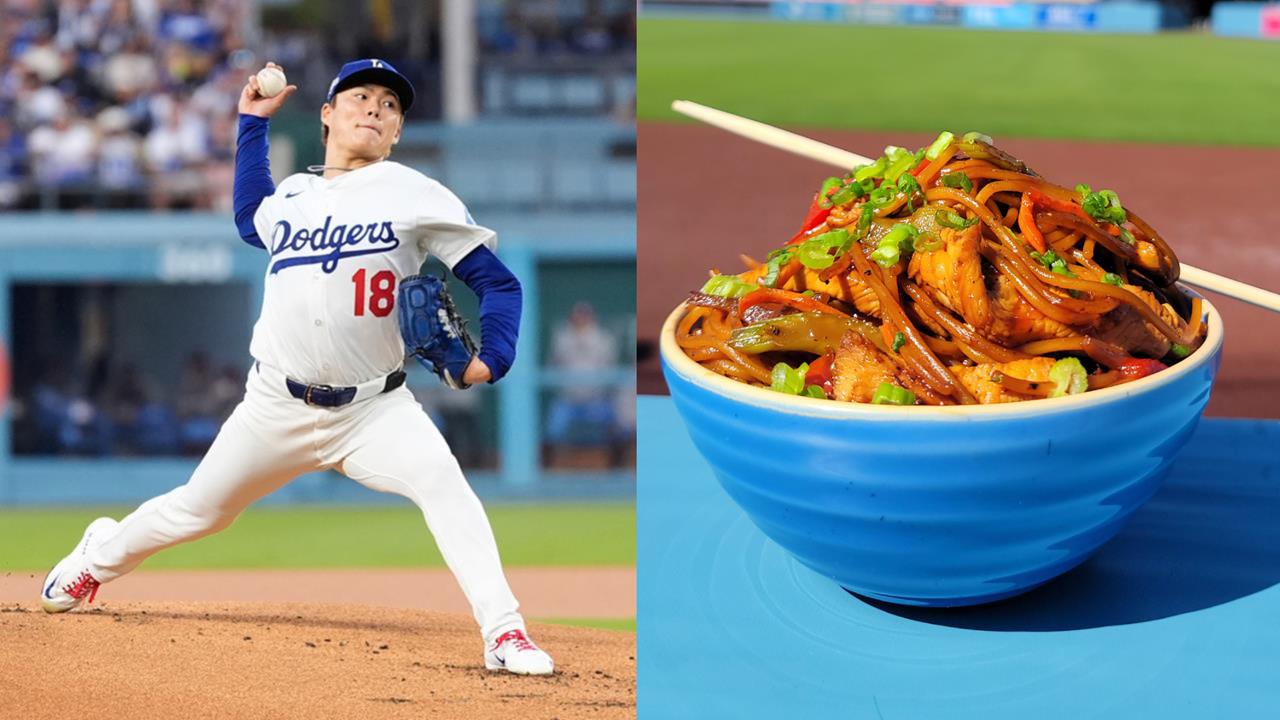 MLB/看到流口水!山本、朗希殺翻季後賽 道奇G3主場推「日式銷魂炒麵」拚聽牌