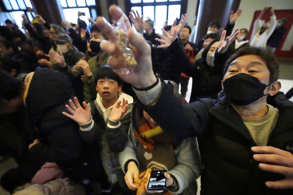日本舉辦節分撒豆儀式　象徵驅除邪氣迎好運