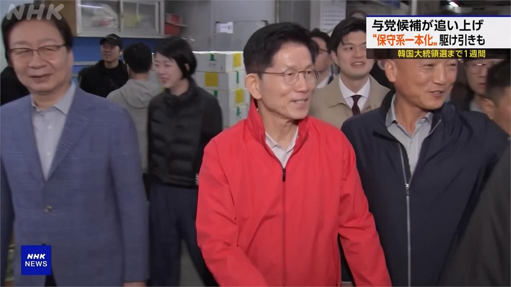 南韓大選兩黨支持率一週內縮小13%　小黨李俊錫「參選到底」