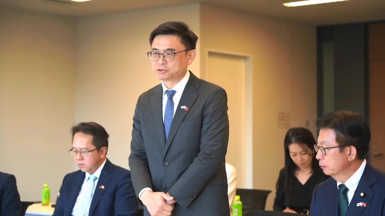 賴瑞隆率團赴日 會見友台議員加強台日交流情誼