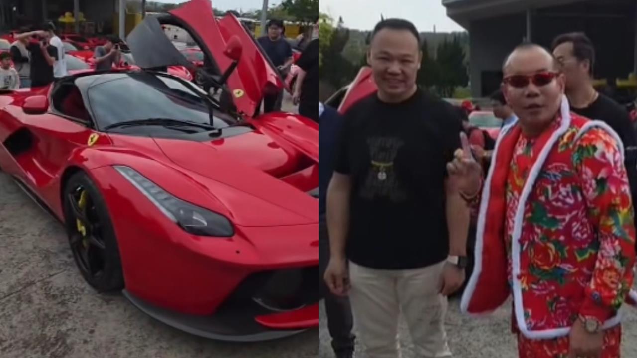 「1.35億馬王」謝老闆尬舞吊車大王！14秒「求救眼神」狂380萬人朝聖
