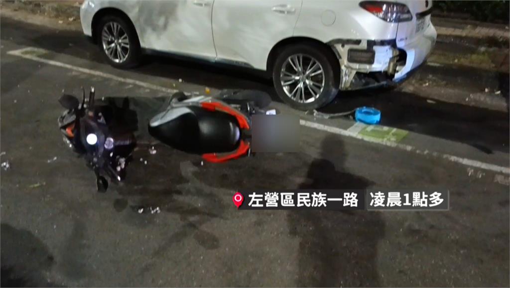中秋節不平靜!高雄發生多起車禍 騎士恍神撞休旅車