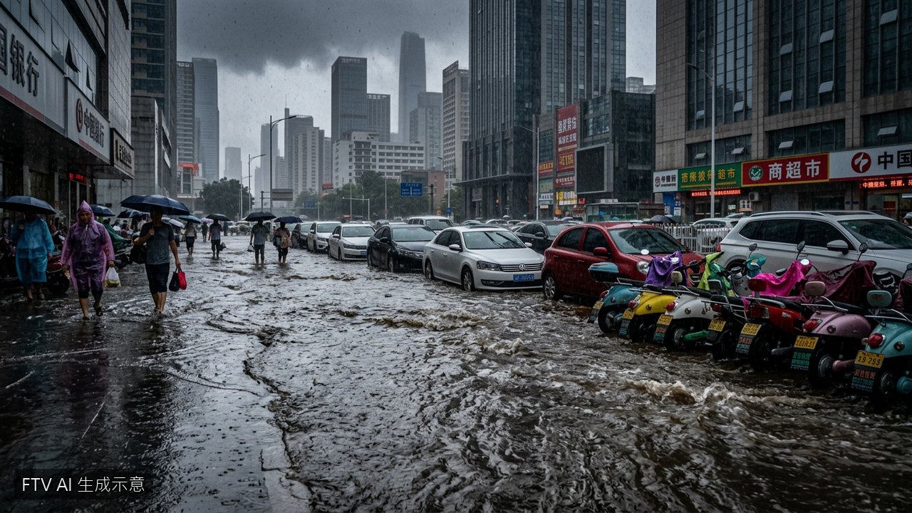 強颱海豚肆虐湖北淹水　三峽大壩關閉、北京防暴雨