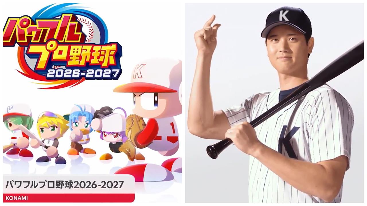 MLB(影)／開掛人生像打電動！大谷翔平化身「實況野球」角色　號召：挑戰世界第一