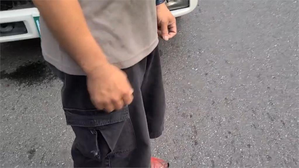 驚！貨車左轉撞倒八旬婦 撞飛翻一圈倒地身亡