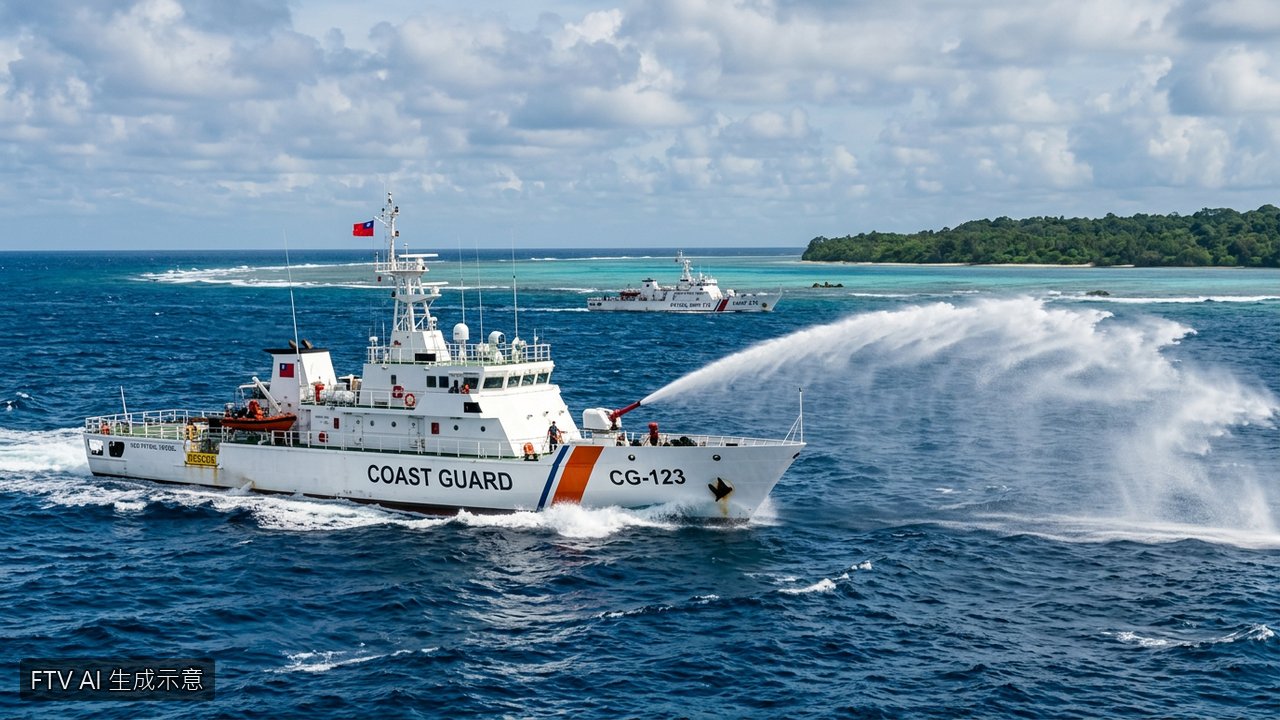 南海再起衝突！菲律賓控中國海警發射水砲、危險逼近