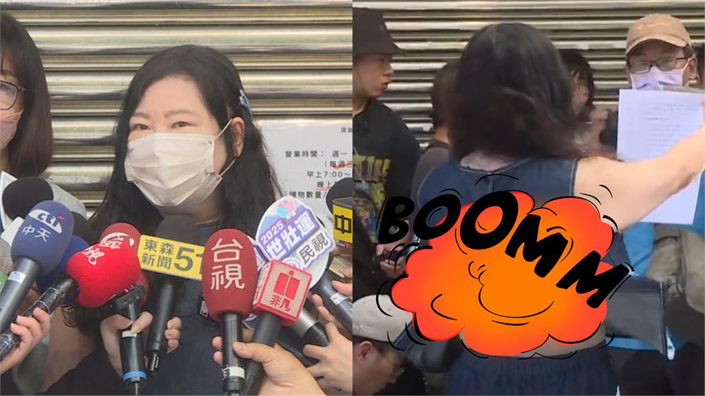 飯糰店女房東脫口「中日友好」被駡爆!記者會「後背全開當選美」全網看傻
