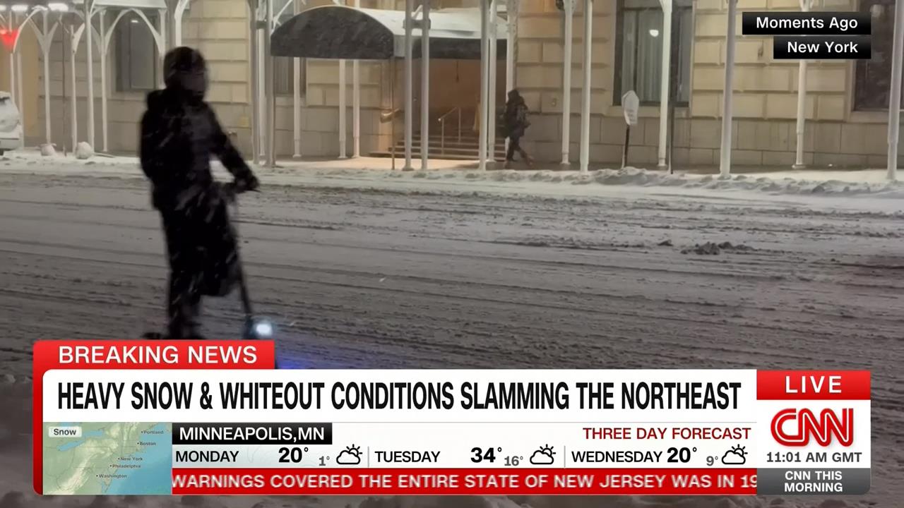 炸彈氣旋來襲！　美國東北部暴雪釀40萬戶停電、交通大亂