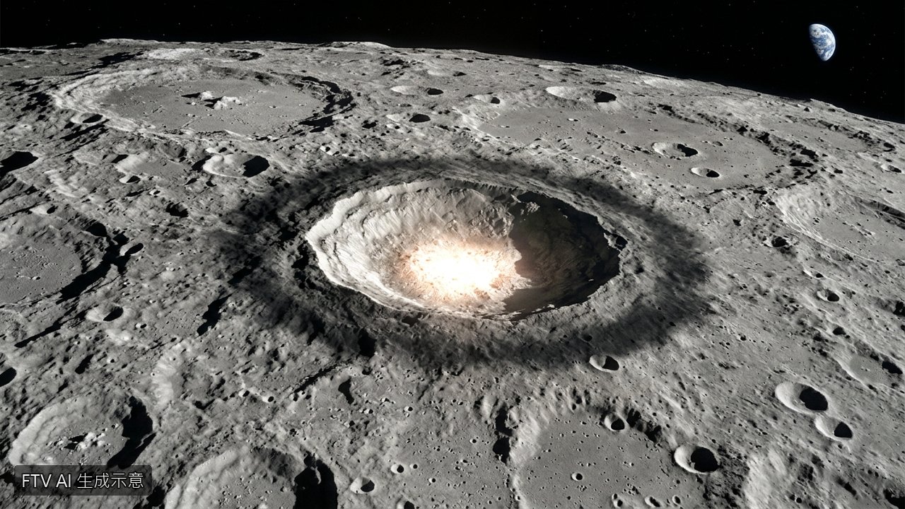 NASA掃描發現月球百年一遇巨大新撞擊坑