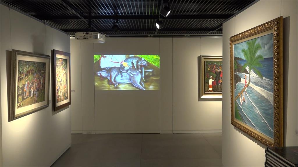 畫家劉玉玲合作曹永生教授　展出峇里島景致、原住民文化作品