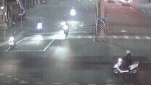 快新聞／見警心虛逃逸！「三條通」騎士遭圍捕　唾液快篩驗出吸安