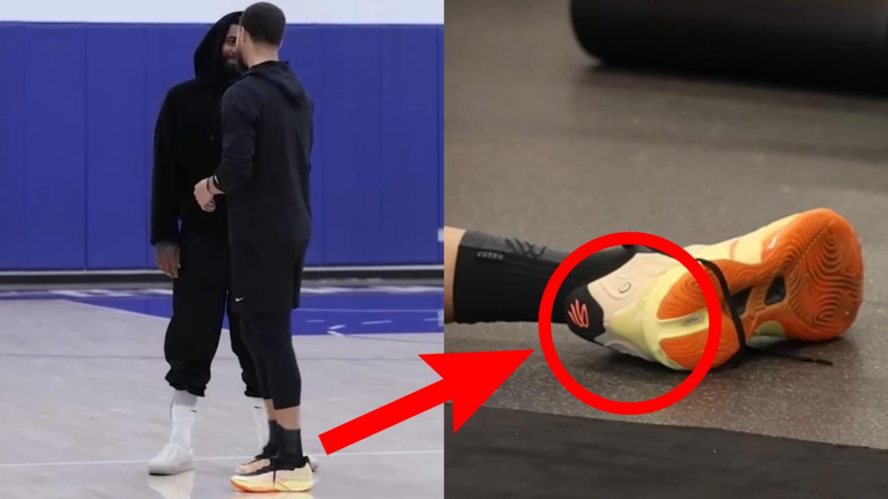 NBA/球鞋新東家落腳中國?柯瑞和厄文一起訓練意外將個人Logo在「這品牌」曝光