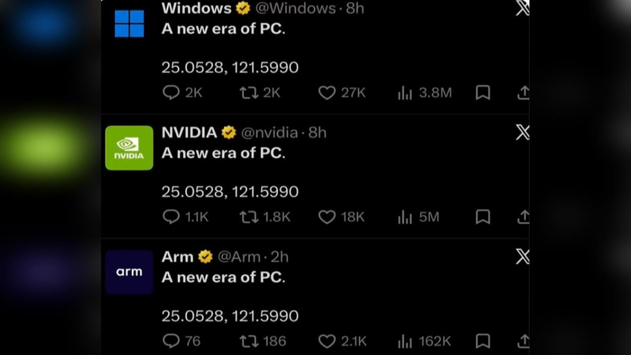 輝達攜手微軟開啟AI　PC新戰局　Nvidia+Windows+Arm　PO出"神秘數字"