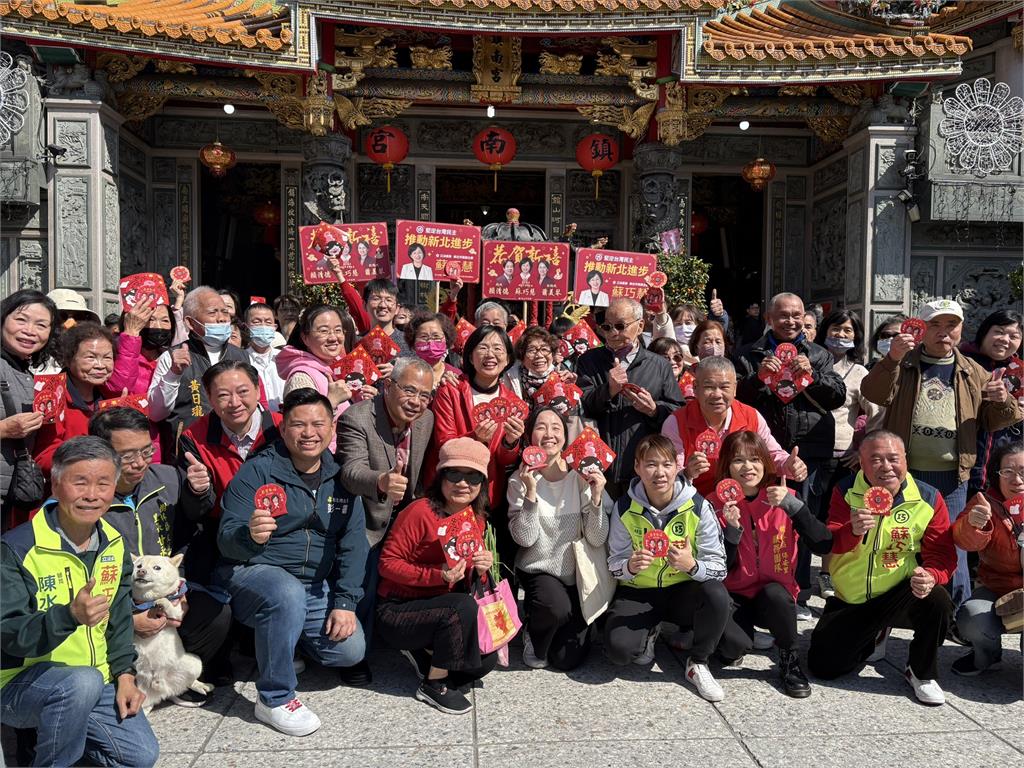 快新聞／超夯！蘇巧慧初二宮廟走透透　總統聯名福袋5000份秒殺