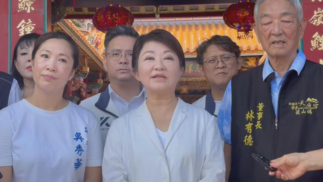盧秀燕台東助選再扯「棄單說」　籲民眾認購身障團體產品