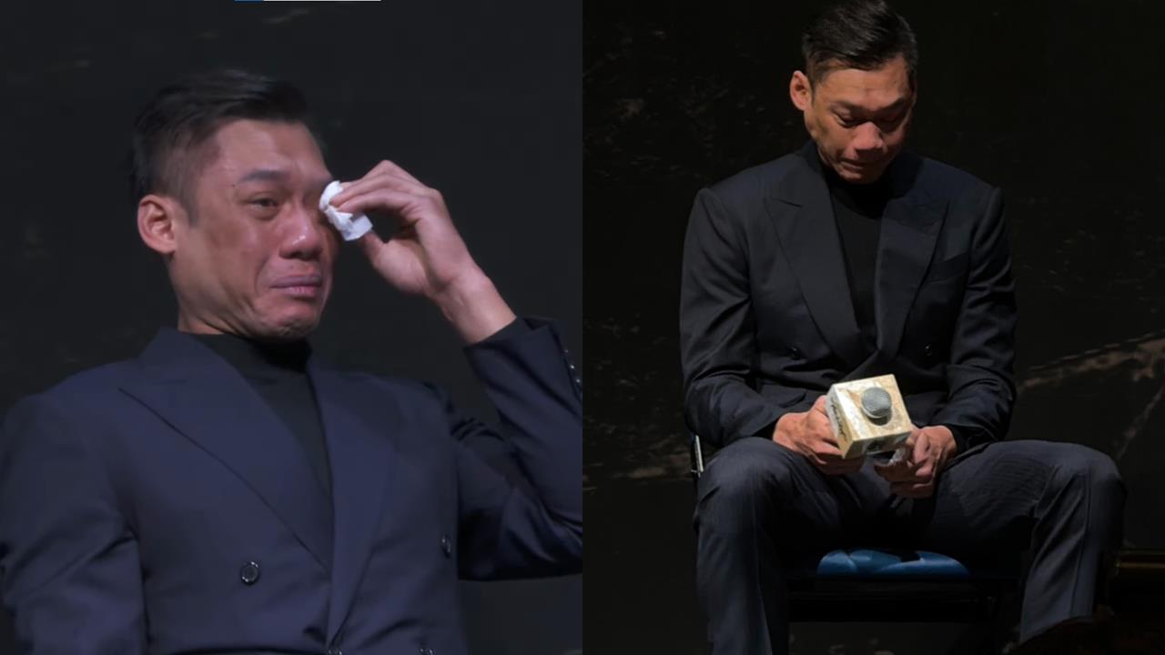 PLG(影)/「野獸」哭了!林志傑引退記者會崩潰痛哭久久不能自已