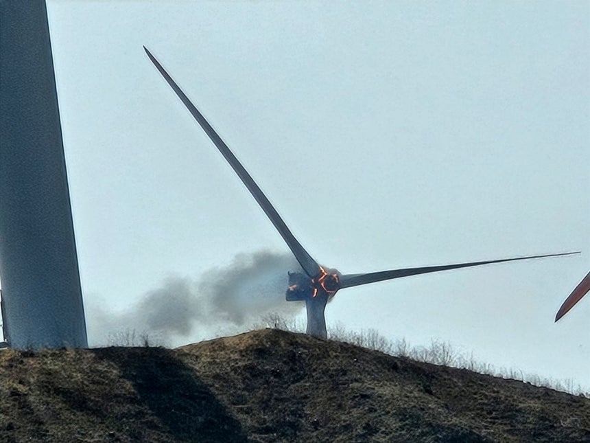 南韓風機連環難！上月倒塌昨火燒　維修工受困釀3死