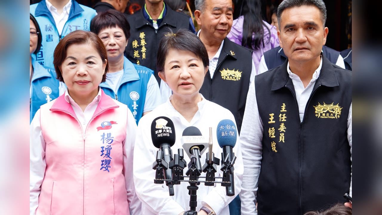 快新聞／才喊「軍購8千多億」藍委不領情？盧秀燕又改口：也要兼顧民生