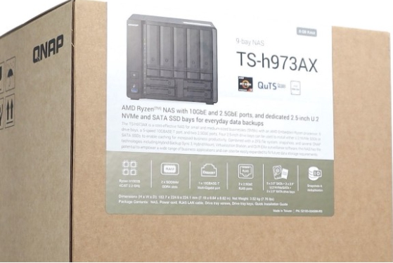 3C／QNAP TS-h973AX 開箱與拆解，同場加映 U.2 轉接盒 QDA-UMP