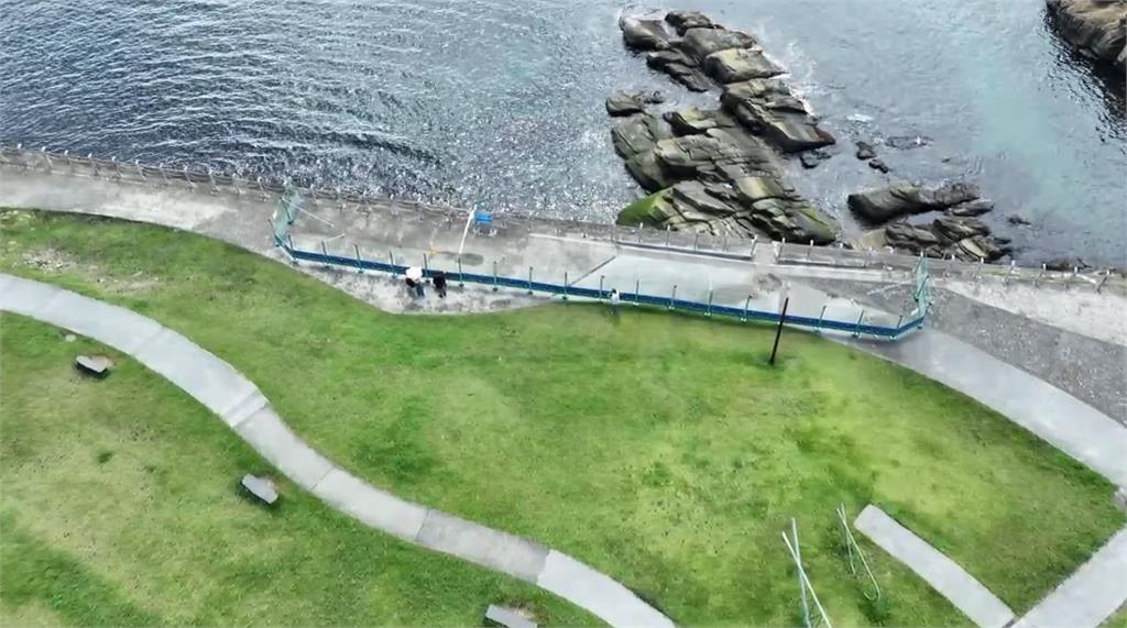 基隆潮境公園驚傳海堤掏空　志工跌倒骨折