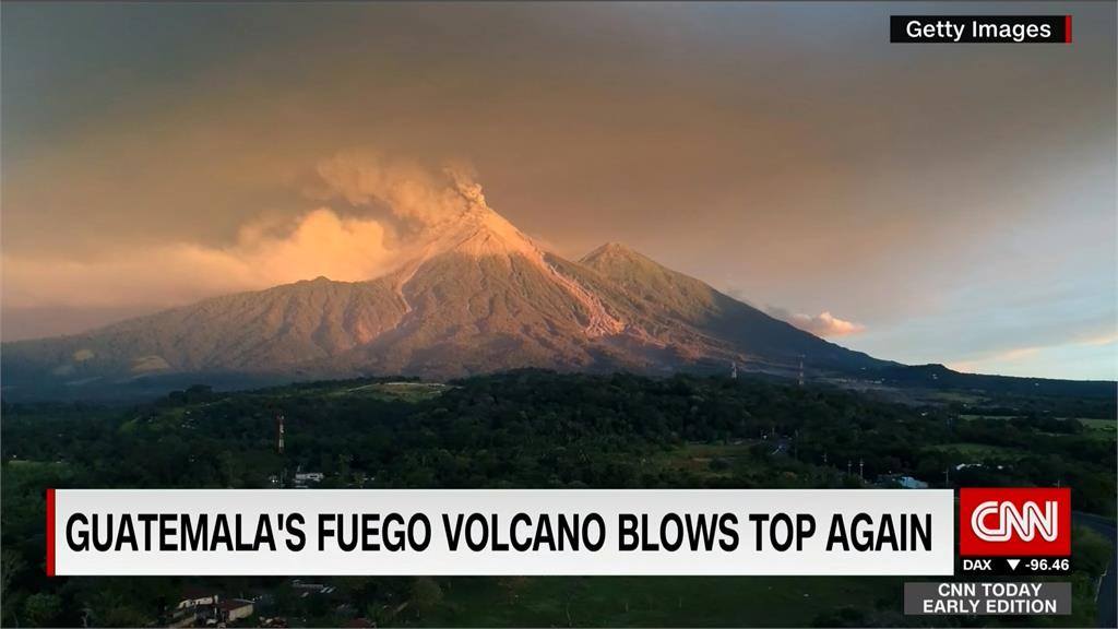 瓜地馬拉活火山爆發 近4000居民急撤